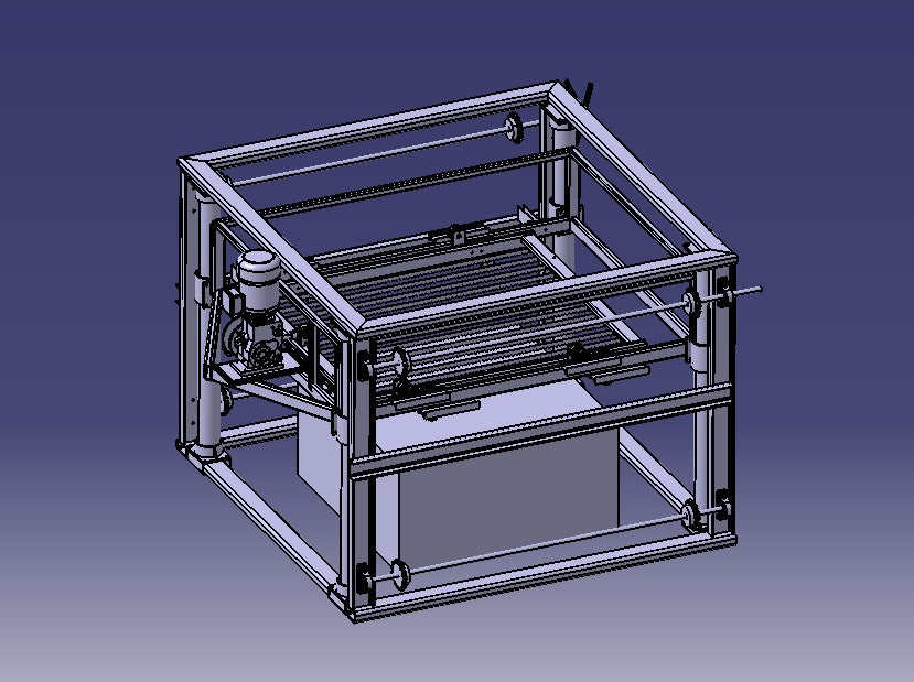 N314049-Large CNC Cutting Machine 3D Model (STEP)