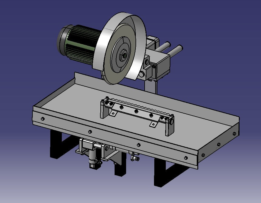 N314059-Small General Cutting Machine 3D Model (STP)