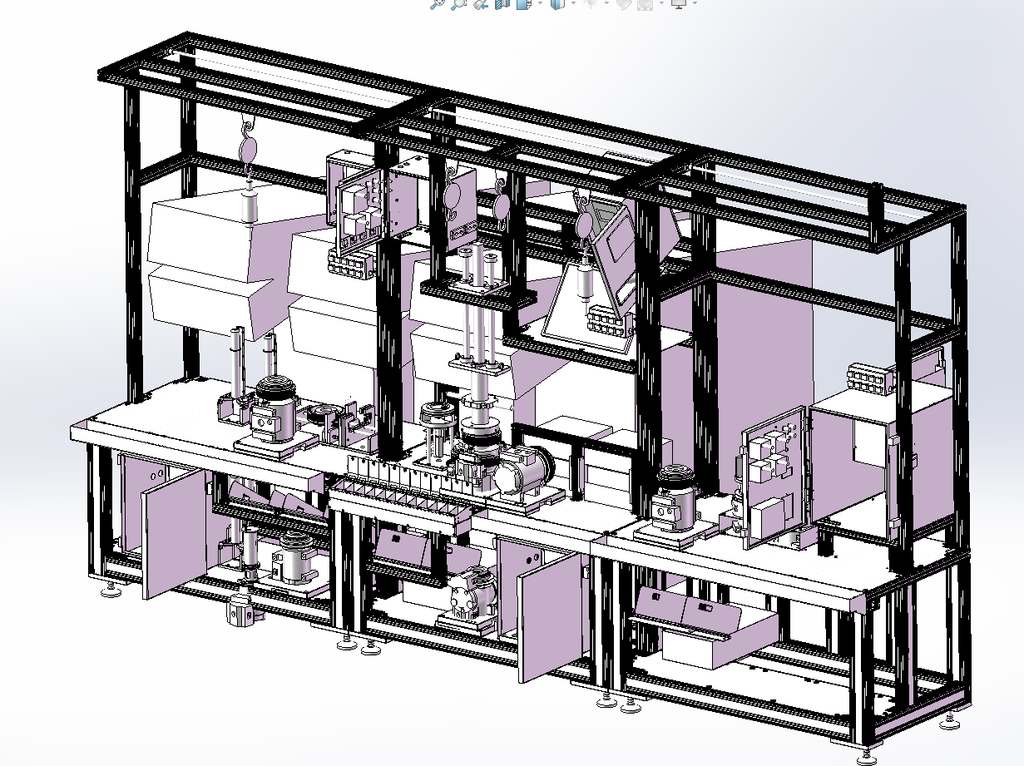 N315001-10P30 Clutch Assembly Production Line 3D Model (Solidworks)