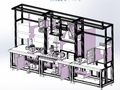 N315001-10P30 Clutch Assembly Production Line 3D Model (Solidworks)