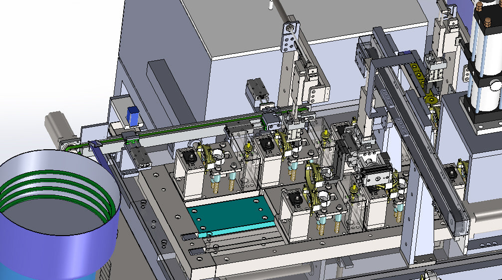 N301017 A Complex Automatic Motor Assembly Production Line