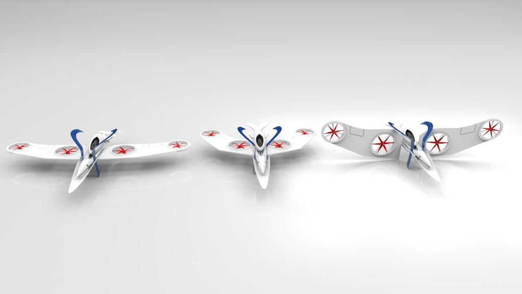 N348017 - Bionic Bird-shaped UAV Styling 3D Drawings, Designed by Solidworks