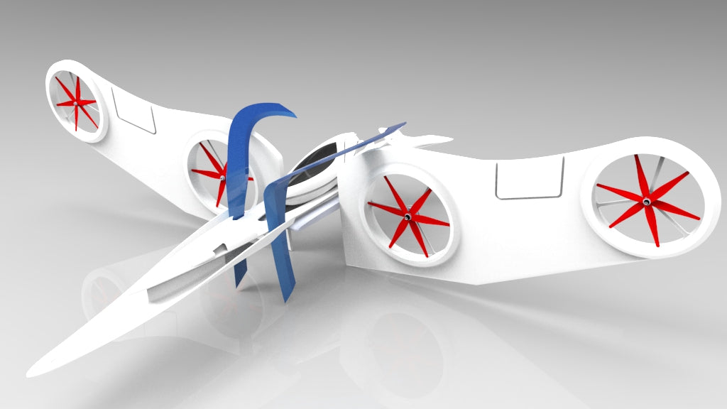 N348017 - Bionic Bird-shaped UAV Styling 3D Drawings, Designed by Solidworks