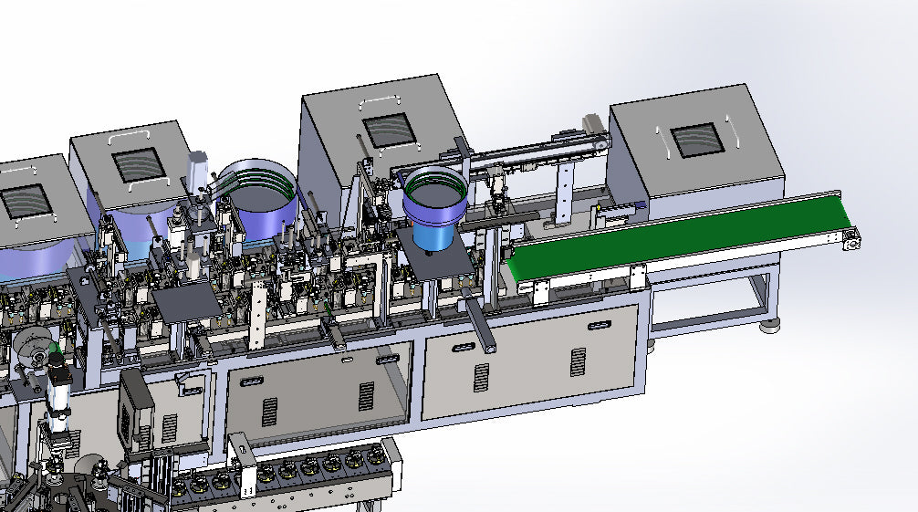 N301017 A Complex Automatic Motor Assembly Production Line