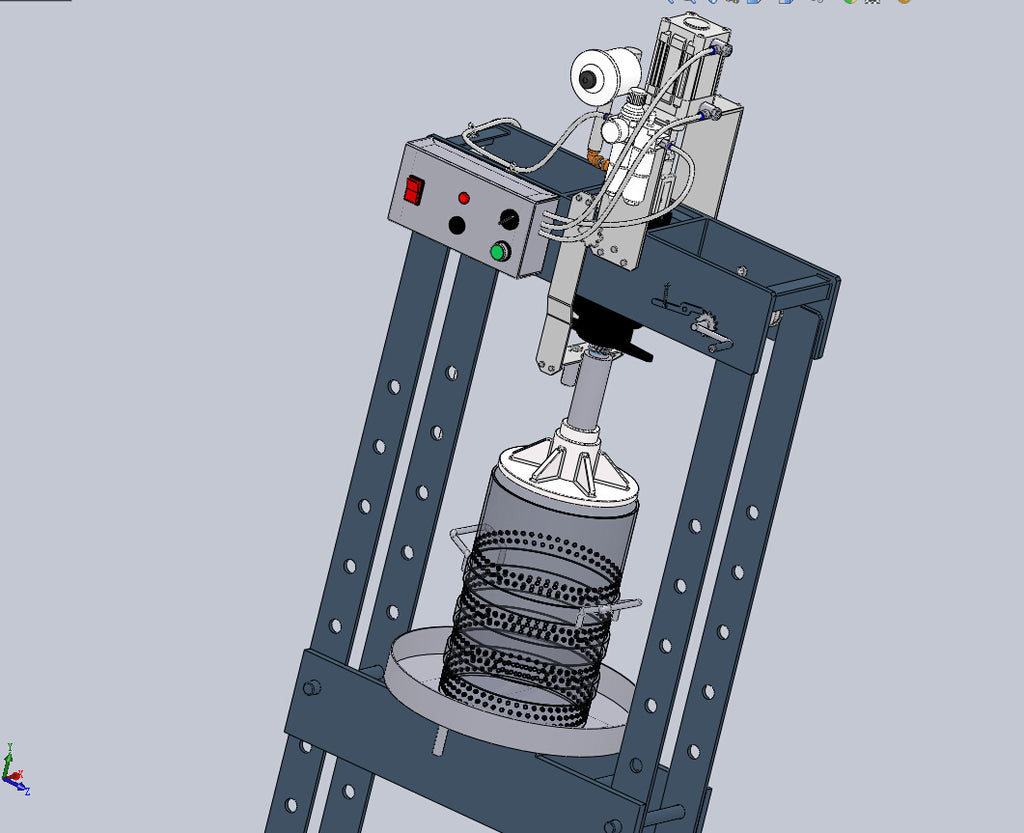 N301058 Semi-automatic Press-Separator