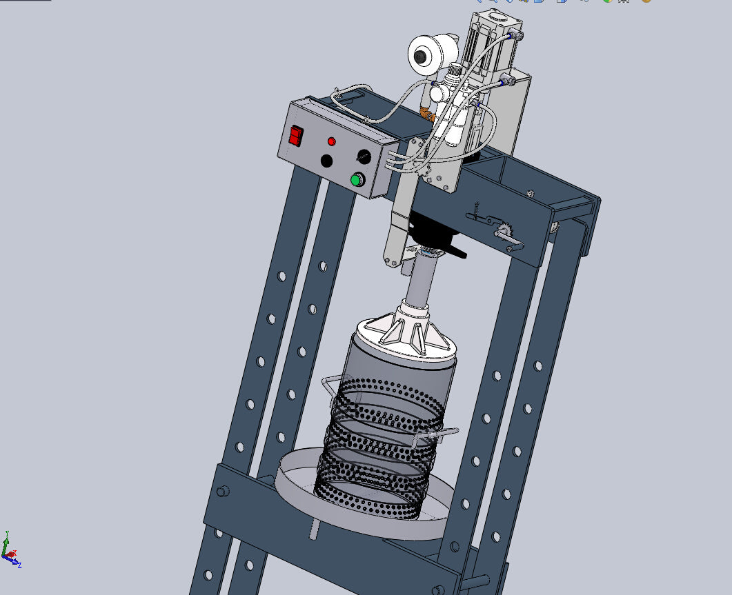 N301058 Semi-automatic Press-Separator