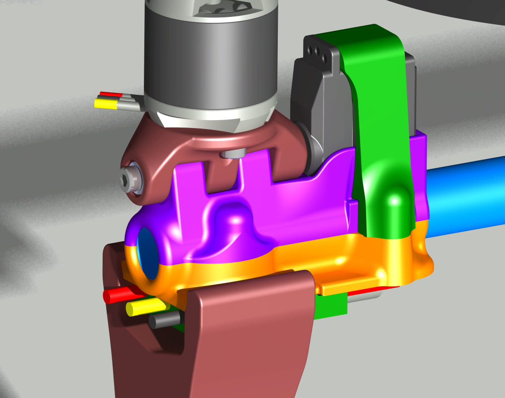 N348001 - 660mm Triaxial Rotor UAV 3D Drawings, STP Format