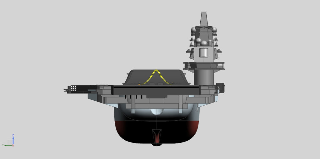 N349025 - Liaoning Aircraft Carrier 3D Model Drawings, Designed by UG NX9, with IGS  STP  X_T  STL Format