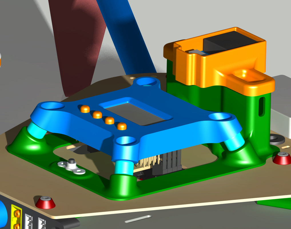 N348001 - 660mm Triaxial Rotor UAV 3D Drawings, STP Format
