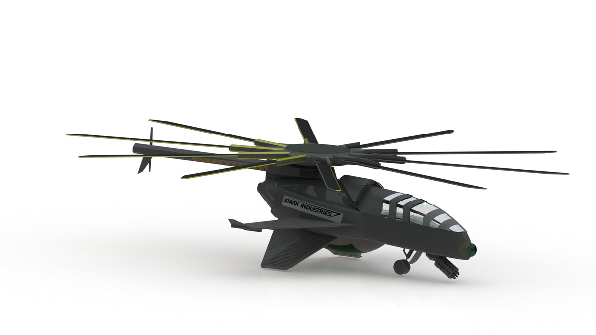 N348002 - COBRA UAV 3D Model Drawings, Designed by Solidworks