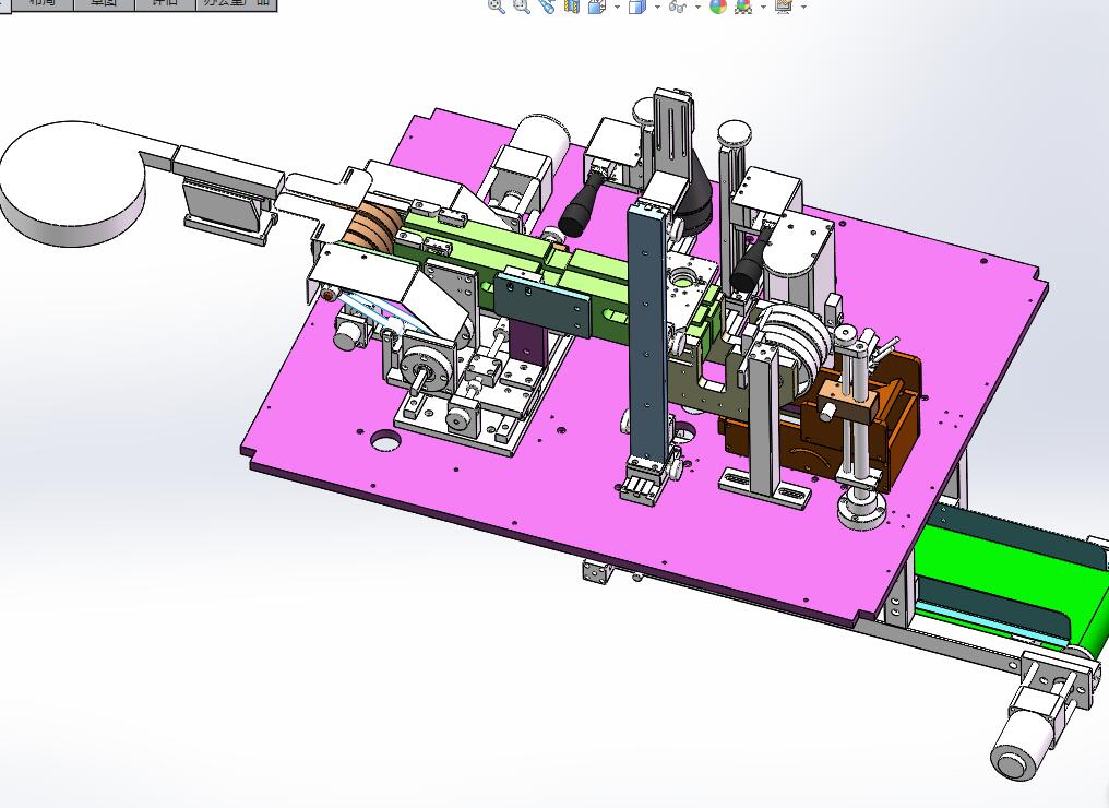N305058 - Complete Original 3D Drawings of Steel Belt Screw Visual Inspection Machine