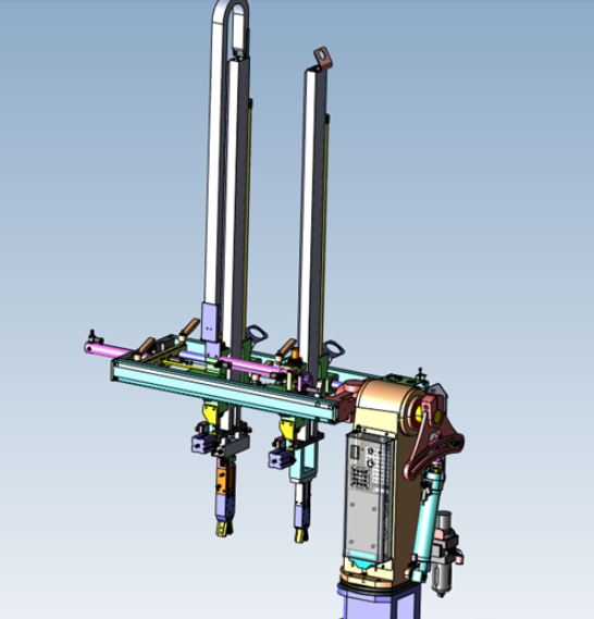 A0499. 4-Axis Dual-Station Automatic Loading & Unloading Manipulator