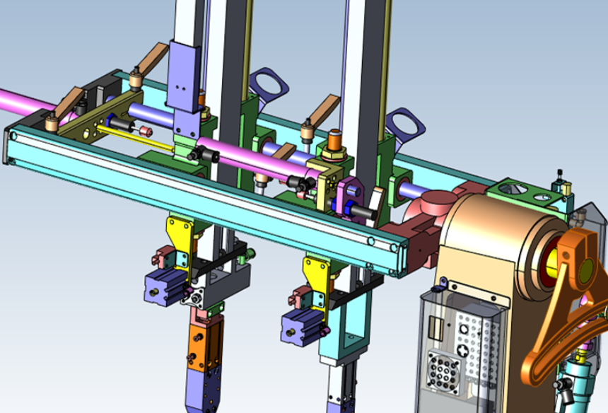 A0499. 4-Axis Dual-Station Automatic Loading & Unloading Manipulator