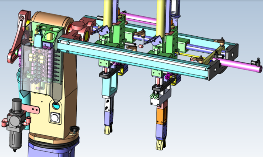 A0499. 4-Axis Dual-Station Automatic Loading & Unloading Manipulator