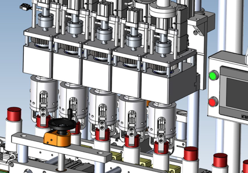 A0502. 5-Head In-Line Capping Machine