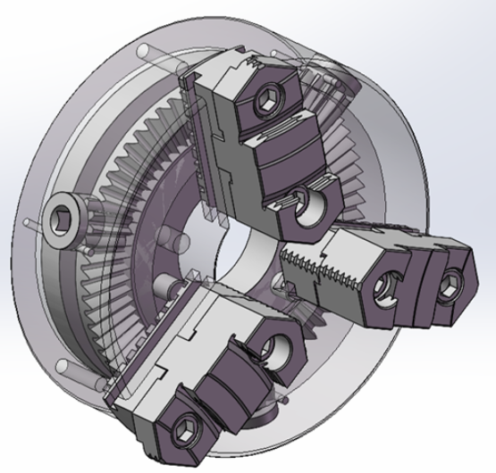 A0525-3-jaw chuck