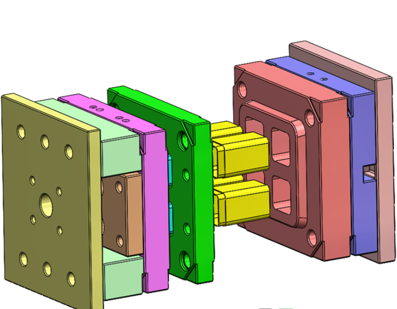 A0600. Injection Mold for Deep Hole Container