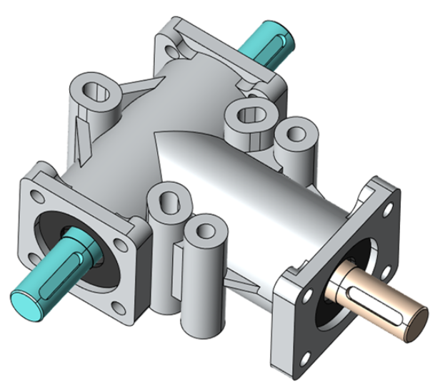 A0710. Bevel Gearbox