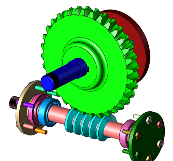 A0725. Worm Gearbox