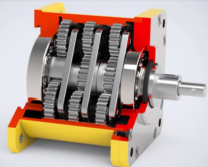 A0728. Three-stage Planetary Reducer