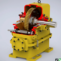 A0730. 2-Stage Worm Reducer
