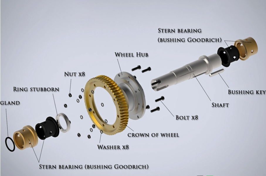 A0730. 2-Stage Worm Reducer