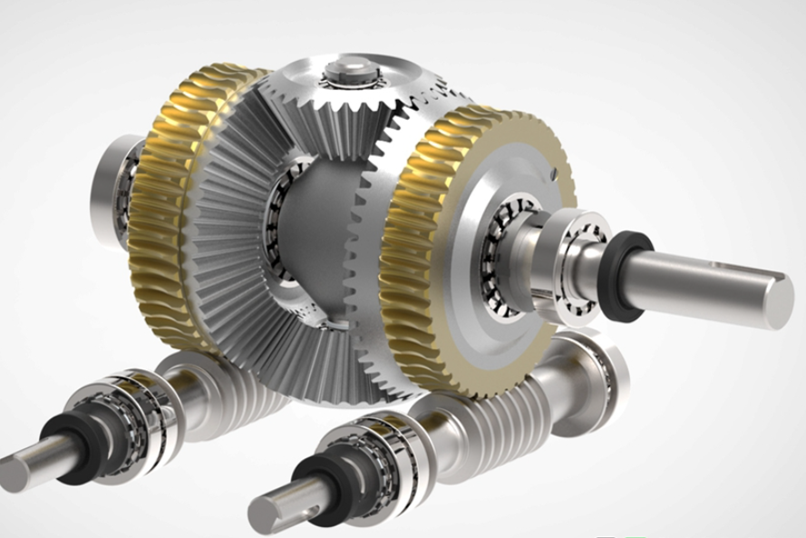 A0733. Worm & Bevel Gearbox