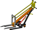 A0834. Portable Crank Lift Truck