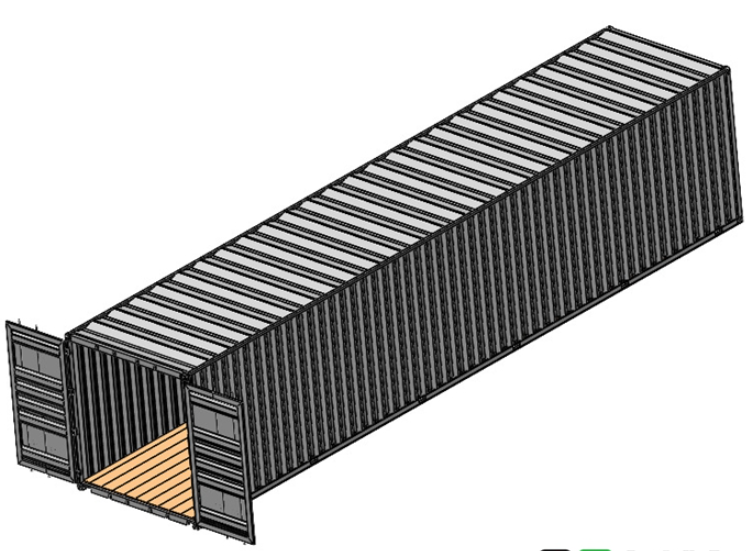 A0919. 40ft Standard Container