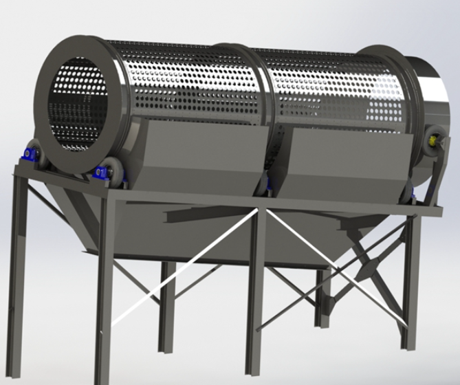 A0930. Rotary Drum Screen