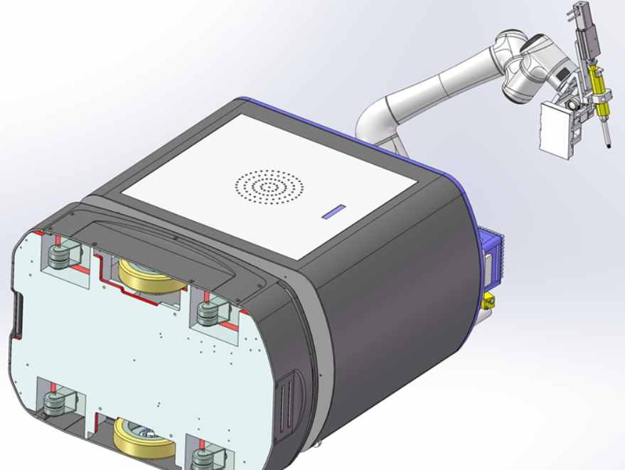 A0965. AGV + Articulated Manipulator