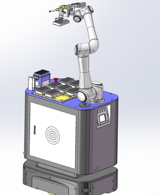 A0965. AGV + Articulated Manipulator