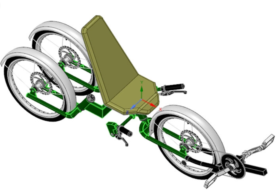 A1036. Trike Bicycle