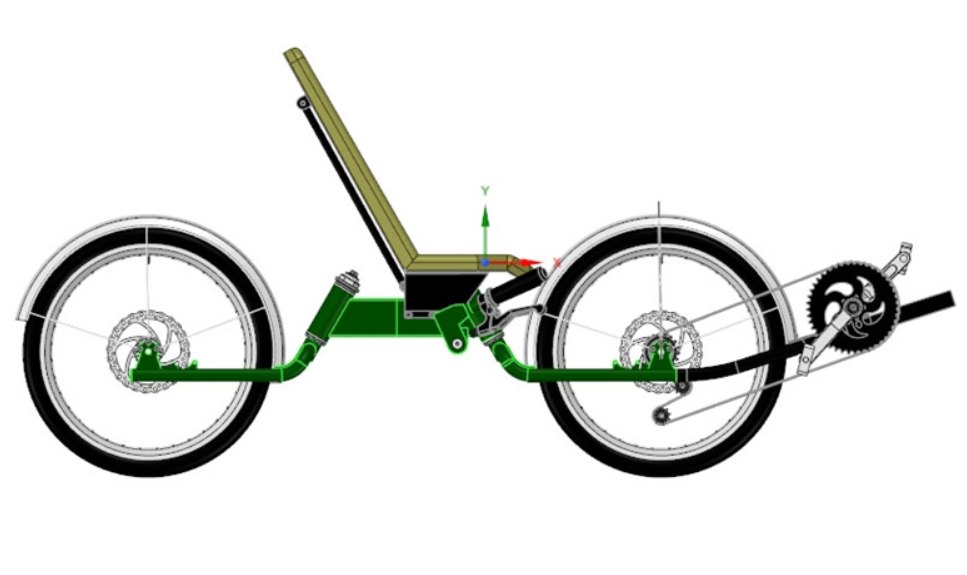 A1036. Trike Bicycle