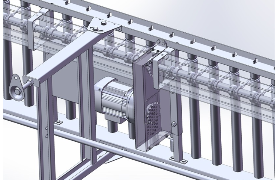 A1057. Roller Conveyor