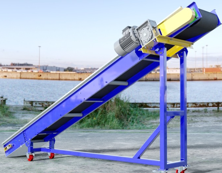 A1065. Inclined Belt Conveyor