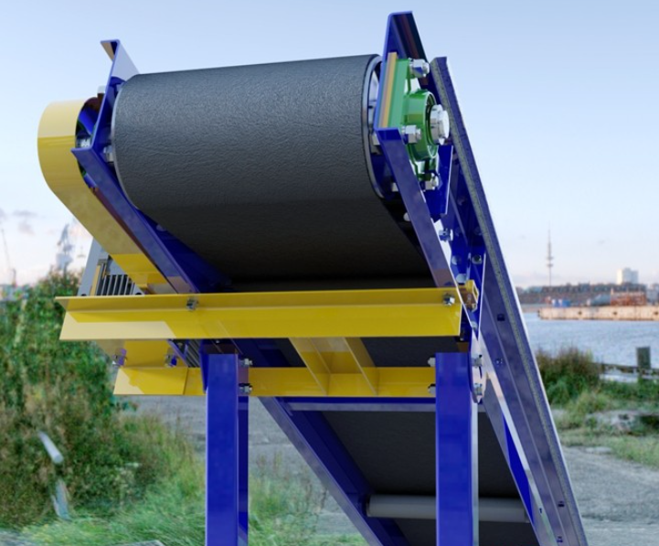 A1065. Inclined Belt Conveyor