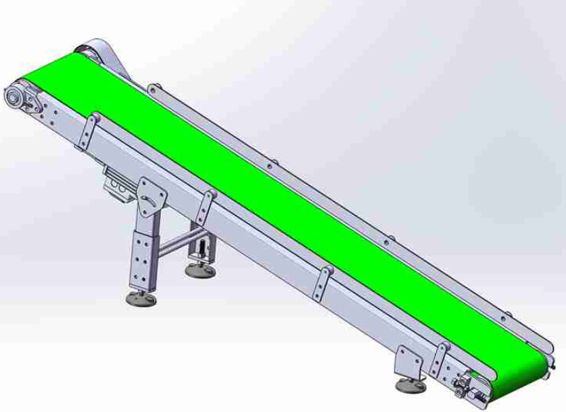 A1071. Inclined Belt Conveyor