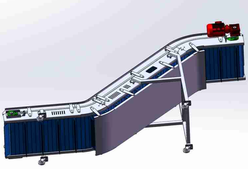 A1072. Z-type Mesh Belt Chain Conveyor