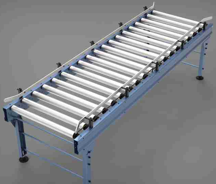 A1076. Poly-V Belt Roller Conveyor
