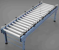 A1076. Poly-V Belt Roller Conveyor