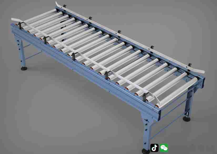 A1076. Poly-V Belt Roller Conveyor