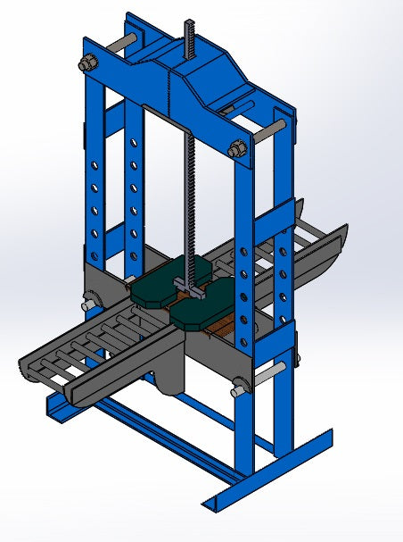 N314052-Shoe Sole Cutting Machine with Conveyor 3D Model (Solidworks)