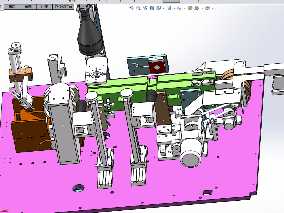 N305058 - Complete Original 3D Drawings of Steel Belt Screw Visual Inspection Machine