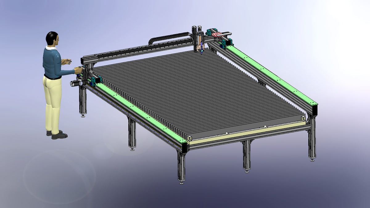 N314008-DIY CNC Plasma Cutting Machine 3D Drawing (STEP)