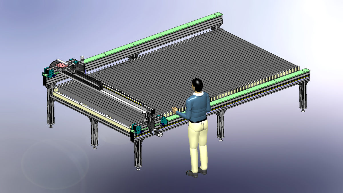 N314008-DIY CNC Plasma Cutting Machine 3D Drawing (STEP)