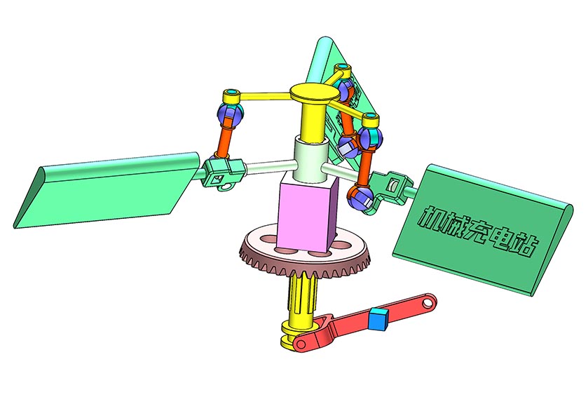 D0022 Helicopter Rotor Mechanism