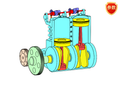D0055 Two-Cylinder Engine