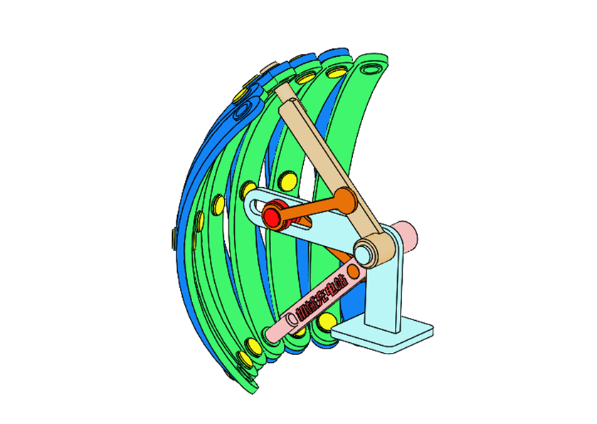 D0093 Curved Parallelogram Mechanism