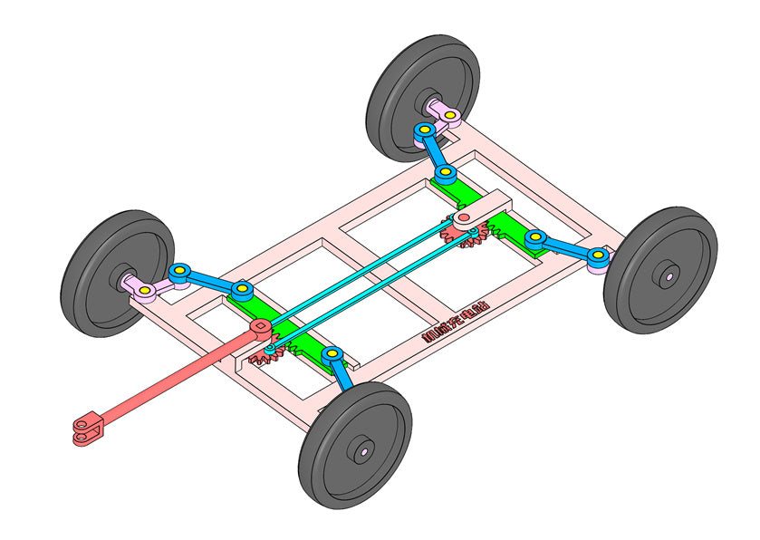 D0289 Cart Linkage Steering Mechanism